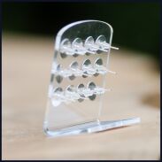 KOLCZYKI PLASTIKOWE NA PALETCE (6 PAR) SHREK 0714-21 - 3