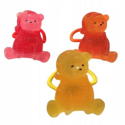 GUMKI DO WŁOSÓW DZIECIĘCE 3 SZTUKI MISIE (0881-7 AS)