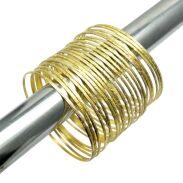 BRANSOLETKI METALOWE CIENKIE 100 SZTUK                                                              (2938-1 S) - 2