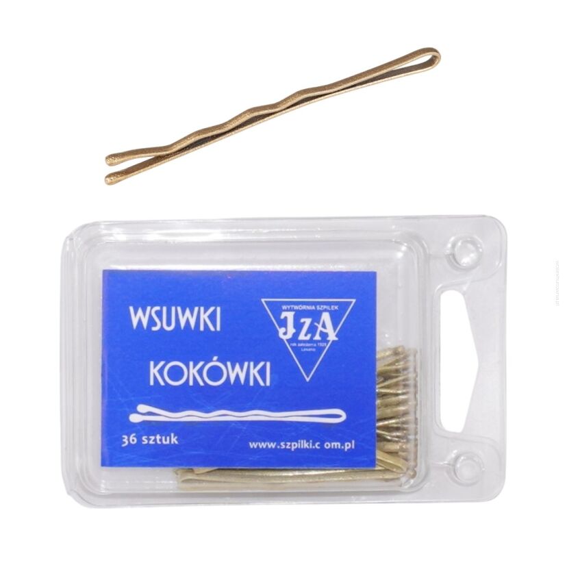 WSUWKA ZŁOTA KARBOWANA 2 KULKI 5 CM 36 SZTUK                        (325/36)