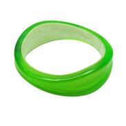BRANSOLETKI PLASTIKOWE ZIELONE 2 SZTUKI                                                                    (5659-1 SAM) - 2