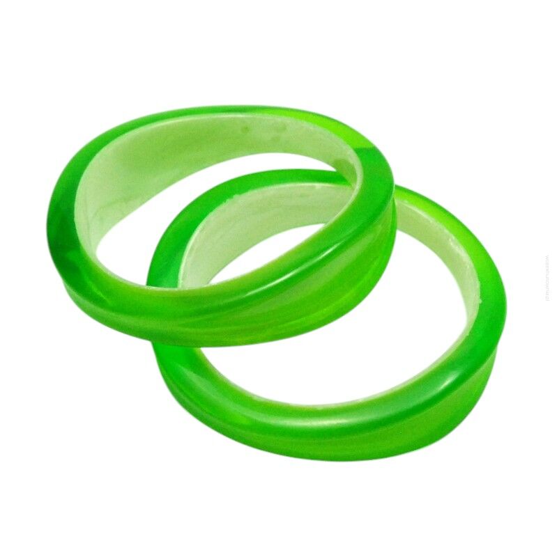 BRANSOLETKI PLASTIKOWE ZIELONE 2 SZTUKI                                                                    (5659-1 SAM)