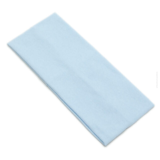 OPASKA NA GŁOWĘ ELASTYCZNA SZEROKA JASNY BŁĘKIT 9 CM                           (0174-8)