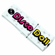 OPASKI NA GŁOWĘ ELASTYCZNE KOLOROWE DISCO DOLL 2 SZTUKI (0193-26 SAHW) - 3