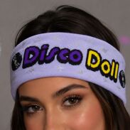 OPASKI NA GŁOWĘ ELASTYCZNE KOLOROWE DISCO DOLL 2 SZTUKI (0193-26 SAHW) - 4