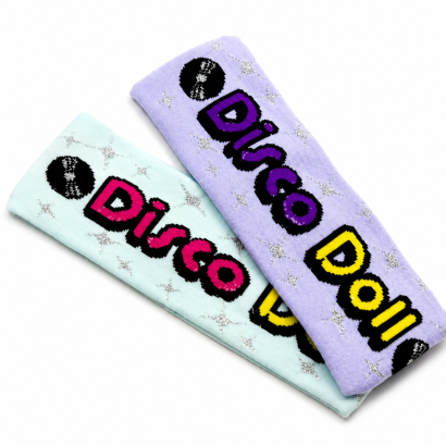 OPASKI NA GŁOWĘ ELASTYCZNE KOLOROWE DISCO DOLL 2 SZTUKI (0193-26 SAHW)
