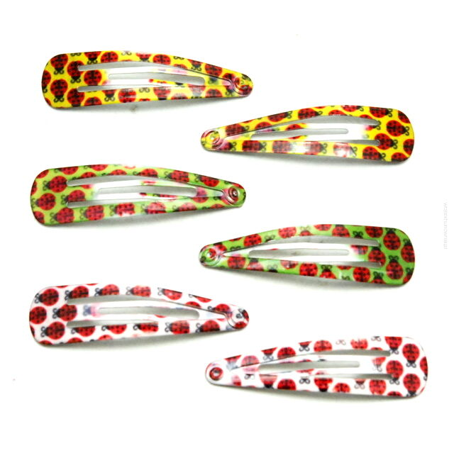 PYKI / SPINKI DO WŁOSÓW DZIECIĘCE KOLOROWE 6 SZTUK (7764 SA)