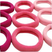 GUMKI DO WŁOŚÓW FROTKI DUŻE-MIX RÓŻ 30 SZTUK (0245-57 SA) - 2