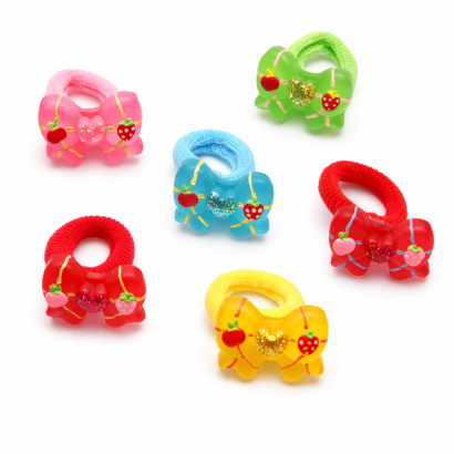 GUMKI DO WŁOSÓW DZIECIĘCE " KOKARDKI" (12 SZT) 0242-57