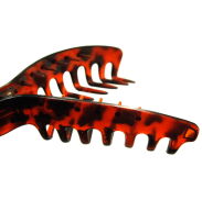 SZCZĘKI / KLAMRY DO WŁOSÓW BRĄZOWE 6 SZTUK                                                           (0181-506 SAM) - 4