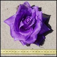 BROSZKA/GUMKA DO WŁOSÓW FIOLETOWA KWIAT 0665-83 - 3