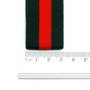 OPASKA NA GŁOWĘ - GUMA CZERWONO-CZARNA 0016-26 - 2