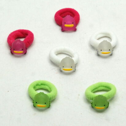 GUMKI DO WŁOSÓW DZIECIĘCE "PTASZKI" (6 SZTUK) 0317-178