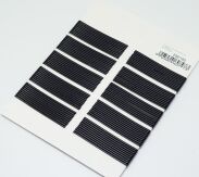 WSUWKI DO WŁOSÓW CZARNE KARBOWANE BEZ KULKI 6 CM 100 SZTUK                      (206/100) - 3