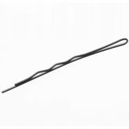 WSUWKI DO WŁOSÓW CZARNE KARBOWANE BEZ KULKI 6 CM 100 SZTUK                      (206/100) - 2