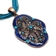 WISIOREK / NASZYJNIK Z EMALIOWANĄ ZAWIESZKĄ                                  (0612-51 SAH) - 2