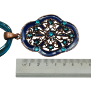 WISIOREK / NASZYJNIK Z EMALIOWANĄ ZAWIESZKĄ                                  (0612-51 SAH) - 4