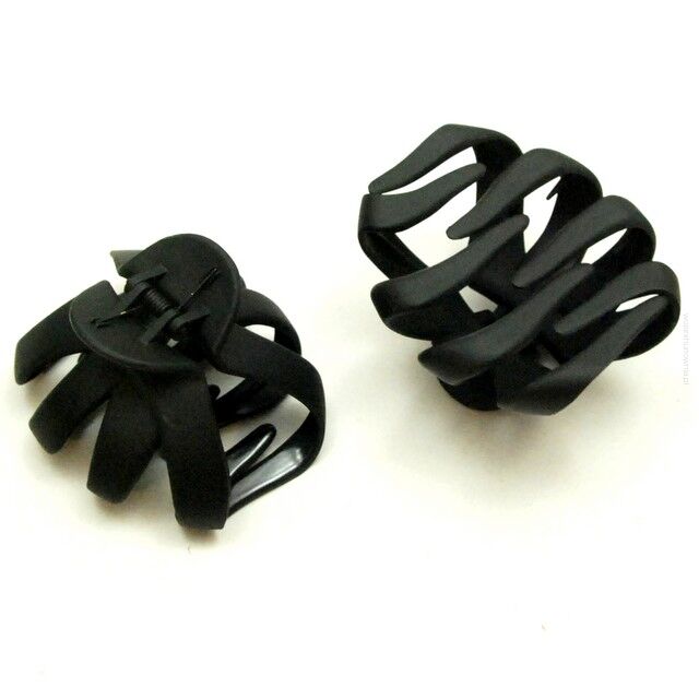 SZCZĘKI /KLAMRY CZARNE MATOWE 