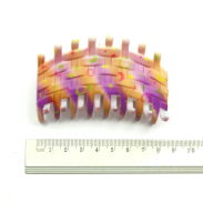 SZCZĘKI / KLAMRY DO WŁOSÓW KOLOROWE 6 SZTUK                   (0217-23 SAM) - 3