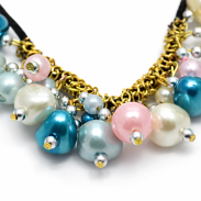 WISIOREK Z KORALIKAMI PASTELOWE GLAMOUR 0611-40 - 3