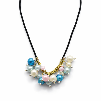 WISIOREK Z KORALIKAMI PASTELOWE GLAMOUR 0611-40