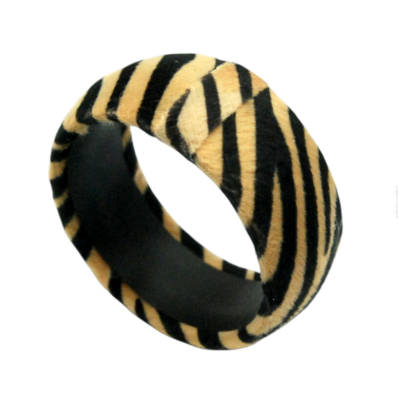 BRANSOLETKA  SZEROKA WZÓR A'LA ZEBRA                                                                      (0665-564 SAH)