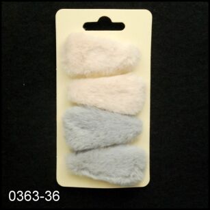SPINKI / PYKI PLUSZOWE  4 SZTUKI                                                                           (0363-36)