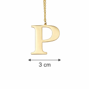 NASZYJNIK Z LITERKĄ 