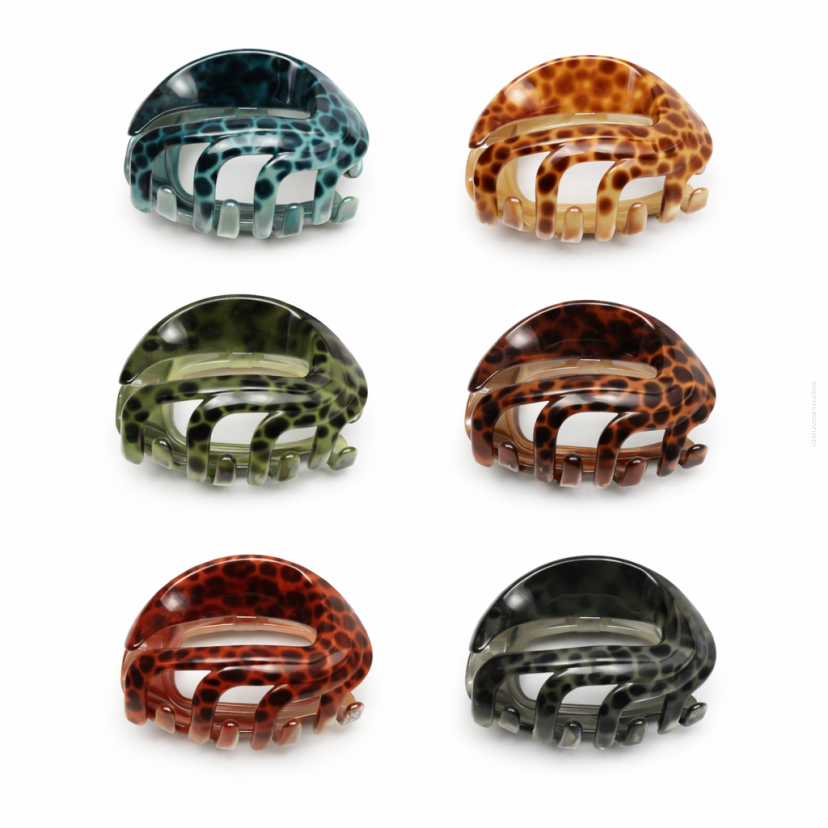 SZCZĘKI / KLAMRY DO WŁOSÓW ŚREDNIE 6 SZTUK                                                                (0123-20 SA)