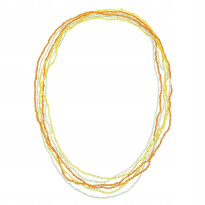 KOMPLET / NASZYJNIK Z 3 OZDOBNYCH DŁUGICH KRALIKÓW                                      (0612-1021 SAHG)