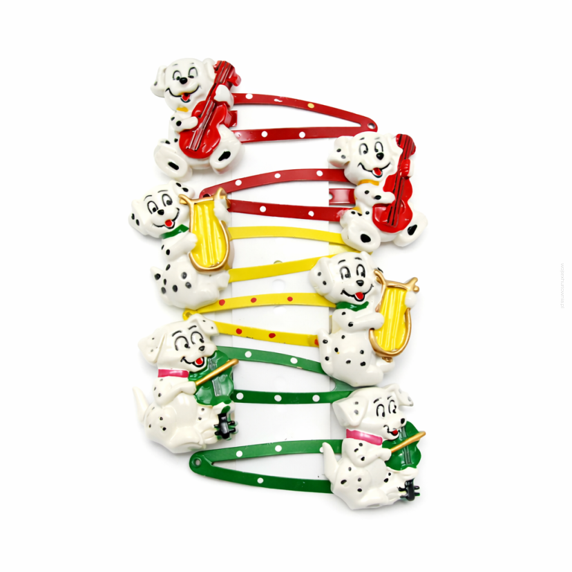 SPINKI / PYKI DZIECIĘCE Z PIESKAMI 6 SZTUK (0172-30 SAH)