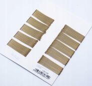 WSUWKA ZŁOTA PROSTA 2 KULKI 5 CM 100 SZTUK                                                 (125/100) - 3