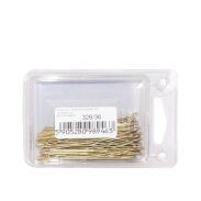 WSUWKA ZŁOTA KARBOWANA 2 KULKI 6 CM 36 SZTUK      (326/36) - 3