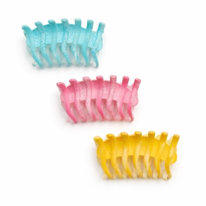 SZCZĘKI/ KLAMRY DO WŁOSÓW KOLOROWE 3 SZTUKI                                                       (0217-29 SAM)