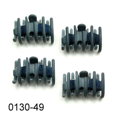 SZCZĘKI / KLAMRY ŚREDNIE "JEANS" 4 SZTUKI                                                 (0130-49 SAM)