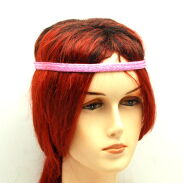 OPASKI-GUMY SPORTOWE MIX RÓŻOWY 12 SZTUK                                                       (8708 SAM) - 4