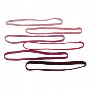 OPASKI-GUMY SPORTOWE MIX RÓŻOWY 12 SZTUK                                                       (8708 SAM) - 3