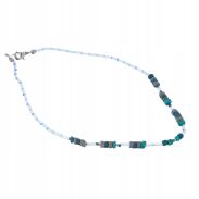 NASZYJNIK / KORALIKI DROBNE NIEBIESKIE                                                             0665-1001/1 - 2