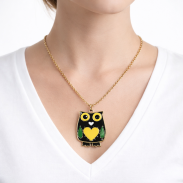 WISIOREK / NASZYJNIK SOWA 0676-95 AS - 2