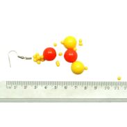 KOMPLET BIŻUTERII Z ŻYŁKI (WISIOREK + KOLCZYKI)                                                 0643-502 - 5