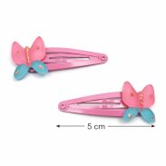 SPINKI / PYKI DO WŁOSÓW Z MOTYLKAMI 4 SZTUKI (0301-5 SAH) - 3