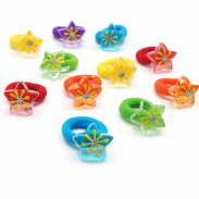 GUMKI DO WŁOSÓW DZIECIĘCE GWIAZDKI 12 SZTUK (0194-29 SAMH) - 3