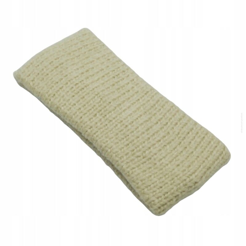 OPASKA NA GŁOWĘ ELASTYCZNA WEŁNIANA BEŻOWA                               (0111-6 SAH)