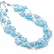 NASZYJNIK / WISIOREK Z NIEBIESKIMI KORALIKAMI (N-0701/21/4R B-5 SAM B) - 4