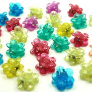 SZCZĘKI / KRABIKI KOLOROWE MAŁE MARGARETKI (60 SZTUK)                                                        0245-501 - 2