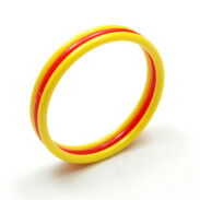 BRANSOLETKI PLASTIKOWE ŻÓŁTE 6 SZTUK                                                                     ( 6794 SA) - 2