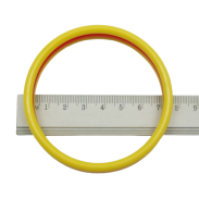 BRANSOLETKI PLASTIKOWE ŻÓŁTE 6 SZTUK                                                                     ( 6794 SA) - 3