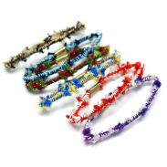 GUMKI DO WŁOSÓW OZDOBNE Z ŁĄCZENIAMI 18 SZTUK                                                  (3H538 SAH) - 2