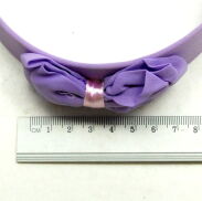 OPASKI DO WŁOSÓW Z KOKARDKĄ SZEROKIE PASTELOWE 3 SZTUKI                   (0214-42 SA) - 3