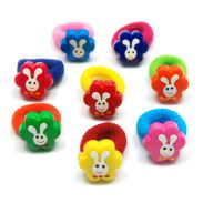 GUMKI DO WŁOSÓW DZIECIĘCE Z OZDOBAMI 72 SZTUKI (5017 AS) - 2